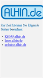 Mobile Screenshot of alhin.de